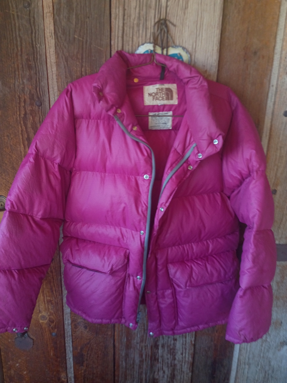 Vintage 70s The North Face Brown Label Down Puffer Jacket Size M